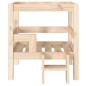 Cuccia per Cani 55,5x53,5x60 cm in Legno Massello di Pino