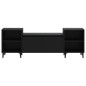 Mobile Porta TV Nero 160x35x55 cm in Legno Multistrato Mobile Porta TV Nero 160x35x55 cm in Legno Multistrato