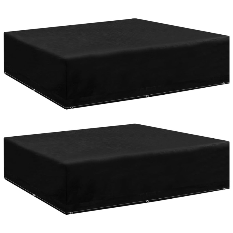 Coperture Arredi Giardino 2 pz 8 Occhielli 200x200x70 cm Coperture Arredi Giardino 2 pz 8 Occhielli 200x200x70 cm