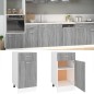 Mobile con Cassetto Grigio Sonoma 40x46x81,5 Legno Multistrato Mobile con Cassetto Grigio Sonoma 40x46x81,5 Legno Multistrato