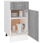 Mobile con Cassetto Grigio Sonoma 40x46x81,5 Legno Multistrato Mobile con Cassetto Grigio Sonoma 40x46x81,5 Legno Multistrato