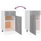 Mobile con Cassetto Grigio Sonoma 40x46x81,5 Legno Multistrato Mobile con Cassetto Grigio Sonoma 40x46x81,5 Legno Multistrato