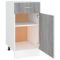 Mobile con Cassetto Grigio Sonoma 40x46x81,5 Legno Multistrato Mobile con Cassetto Grigio Sonoma 40x46x81,5 Legno Multistrato