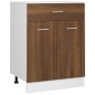 Mobiletto Rovere Marrone 60x46x81,5 cm in Legno Multistrato Mobiletto Rovere Marrone 60x46x81,5 cm in Legno Multistrato