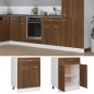 Mobiletto Rovere Marrone 60x46x81,5 cm in Legno Multistrato Mobiletto Rovere Marrone 60x46x81,5 cm in Legno Multistrato
