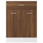 Mobiletto Rovere Marrone 60x46x81,5 cm in Legno Multistrato Mobiletto Rovere Marrone 60x46x81,5 cm in Legno Multistrato