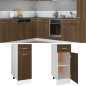Mobile con Cassetto Rovere Marrone 30x46x81,5 Legno Multistrato Mobile con Cassetto Rovere Marrone 30x46x81,5 Legno Multistrato