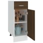 Mobile con Cassetto Rovere Marrone 30x46x81,5 Legno Multistrato Mobile con Cassetto Rovere Marrone 30x46x81,5 Legno Multistrato