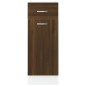 Mobile con Cassetto Rovere Marrone 30x46x81,5 Legno Multistrato Mobile con Cassetto Rovere Marrone 30x46x81,5 Legno Multistrato
