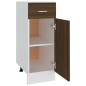 Mobile con Cassetto Rovere Marrone 30x46x81,5 Legno Multistrato Mobile con Cassetto Rovere Marrone 30x46x81,5 Legno Multistrato