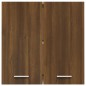 vidaXL Mobile Pensile Rovere Marrone 60x31x60 cm Legno Ingegnerizzato