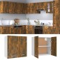 vidaXL Mobile Pensile Rovere Fumo 60x31x60 cm in Legno Ingegnerizzato vidaXL Mobile Pensile Rovere Fumo 60x31x60 cm in Legno Ingegnerizzato