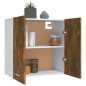 vidaXL Mobile Pensile Rovere Fumo 60x31x60 cm in Legno Ingegnerizzato vidaXL Mobile Pensile Rovere Fumo 60x31x60 cm in Legno Ingegnerizzato