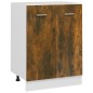 Mobiletto Rovere Fumo 60x46x81,5 cm in Legno Multistrato Mobiletto Rovere Fumo 60x46x81,5 cm in Legno Multistrato