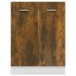 Mobiletto Rovere Fumo 60x46x81,5 cm in Legno Multistrato Mobiletto Rovere Fumo 60x46x81,5 cm in Legno Multistrato