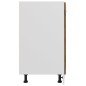 Mobiletto Rovere Fumo 60x46x81,5 cm in Legno Multistrato Mobiletto Rovere Fumo 60x46x81,5 cm in Legno Multistrato