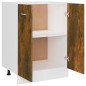 Mobiletto Rovere Fumo 60x46x81,5 cm in Legno Multistrato Mobiletto Rovere Fumo 60x46x81,5 cm in Legno Multistrato