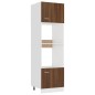 Armadio Microonde Rovere Marrone 60x57x207 cm Legno Multistrato Armadio Microonde Rovere Marrone 60x57x207 cm Legno Multistrato