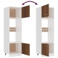 Armadio Microonde Rovere Marrone 60x57x207 cm Legno Multistrato Armadio Microonde Rovere Marrone 60x57x207 cm Legno Multistrato