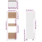 Armadio Microonde Rovere Marrone 60x57x207 cm Legno Multistrato Armadio Microonde Rovere Marrone 60x57x207 cm Legno Multistrato