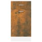Mobile con Cassetto Rovere Fumo 40x46x81,5 cm Legno Multistrato Mobile con Cassetto Rovere Fumo 40x46x81,5 cm Legno Multistrato