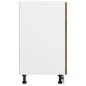 Mobile con Cassetto Rovere Fumo 40x46x81,5 cm Legno Multistrato Mobile con Cassetto Rovere Fumo 40x46x81,5 cm Legno Multistrato