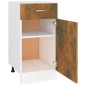 Mobile con Cassetto Rovere Fumo 40x46x81,5 cm Legno Multistrato Mobile con Cassetto Rovere Fumo 40x46x81,5 cm Legno Multistrato