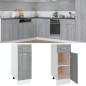 Mobile con Cassetto Grigio Sonoma 30x46x81,5 Legno Multistrato Mobile con Cassetto Grigio Sonoma 30x46x81,5 Legno Multistrato