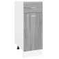 Mobile con Cassetto Grigio Sonoma 30x46x81,5 Legno Multistrato Mobile con Cassetto Grigio Sonoma 30x46x81,5 Legno Multistrato
