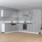Mobile con Cassetto Grigio Sonoma 30x46x81,5 Legno Multistrato Mobile con Cassetto Grigio Sonoma 30x46x81,5 Legno Multistrato