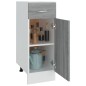 Mobile con Cassetto Grigio Sonoma 30x46x81,5 Legno Multistrato Mobile con Cassetto Grigio Sonoma 30x46x81,5 Legno Multistrato