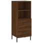 Credenza Rovere Marrone 34,5x34x90 cm in Legno Multistrato Credenza Rovere Marrone 34,5x34x90 cm in Legno Multistrato