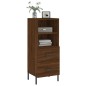 Credenza Rovere Marrone 34,5x34x90 cm in Legno Multistrato Credenza Rovere Marrone 34,5x34x90 cm in Legno Multistrato