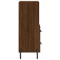 Credenza Rovere Marrone 34,5x34x90 cm in Legno Multistrato Credenza Rovere Marrone 34,5x34x90 cm in Legno Multistrato