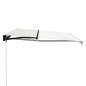 Tenda da Sole Retrattile Manuale con LED 400x300 cm Crema Tenda da Sole Retrattile Manuale con LED 400x300 cm Crema