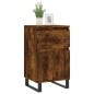 Credenze 2 pz Rovere Fumo 40x35x70 cm in Legno Multistrato Credenze 2 pz Rovere Fumo 40x35x70 cm in Legno Multistrato