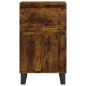 Credenze 2 pz Rovere Fumo 40x35x70 cm in Legno Multistrato Credenze 2 pz Rovere Fumo 40x35x70 cm in Legno Multistrato
