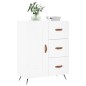 vidaXL Credenza Bianca 69,5x34x90 cm in Legno Multistrato vidaXL Credenza Bianca 69,5x34x90 cm in Legno Multistrato