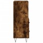 Credenza Rovere Fumo 34,5x34x90 cm in Legno Multistrato Credenza Rovere Fumo 34,5x34x90 cm in Legno Multistrato