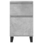 Credenze 2 pz Grigio Cemento 40x35x70 cm in Legno Multistrato Credenze 2 pz Grigio Cemento 40x35x70 cm in Legno Multistrato
