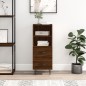 Credenza Rovere Marrone 34,5x34x90 cm in Legno Multistrato Credenza Rovere Marrone 34,5x34x90 cm in Legno Multistrato