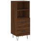 Credenza Rovere Marrone 34,5x34x90 cm in Legno Multistrato Credenza Rovere Marrone 34,5x34x90 cm in Legno Multistrato