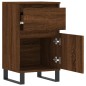Credenza Rovere Marrone 40x35x70 cm in Legno Multistrato Credenza Rovere Marrone 40x35x70 cm in Legno Multistrato