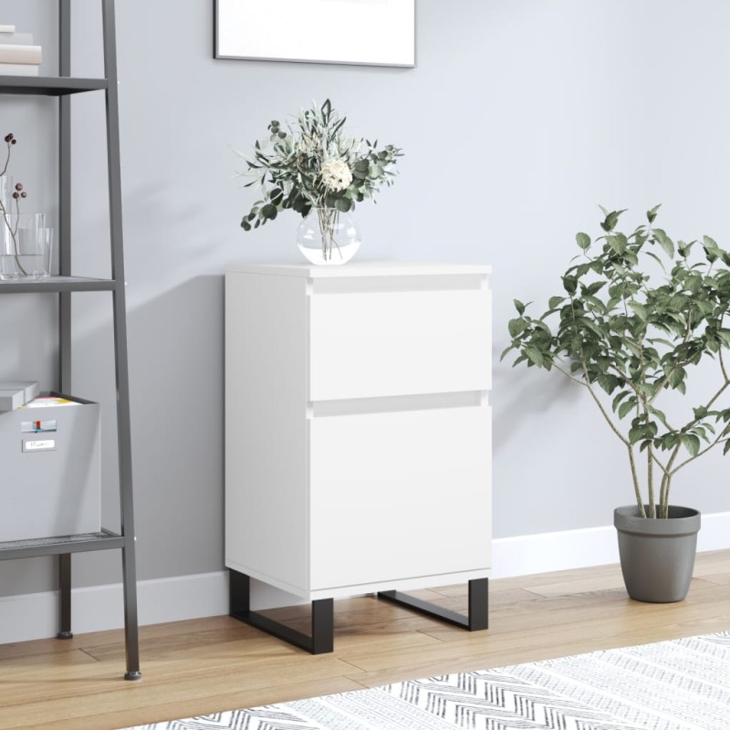 Credenza Bianca 40x35x70 cm in Legno Multistrato Credenza Bianca 40x35x70 cm in Legno Multistrato