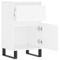Credenza Bianca 40x35x70 cm in Legno Multistrato Credenza Bianca 40x35x70 cm in Legno Multistrato