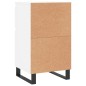 Credenza Bianca 40x35x70 cm in Legno Multistrato Credenza Bianca 40x35x70 cm in Legno Multistrato