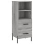 Credenza Grigio Sonoma 34,5x34x90 cm in Legno Multistrato Credenza Grigio Sonoma 34,5x34x90 cm in Legno Multistrato