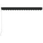 Tenda da Sole Retrattile Manuale con LED 400x300 cm Antracite Tenda da Sole Retrattile Manuale con LED 400x300 cm Antracite