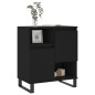 Credenza Nero 60x35x70 cm in Legno Multistrato Credenza Nero 60x35x70 cm in Legno Multistrato