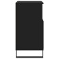 Credenza Nero 60x35x70 cm in Legno Multistrato Credenza Nero 60x35x70 cm in Legno Multistrato